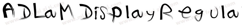 ADLaM Display Regular字体转换